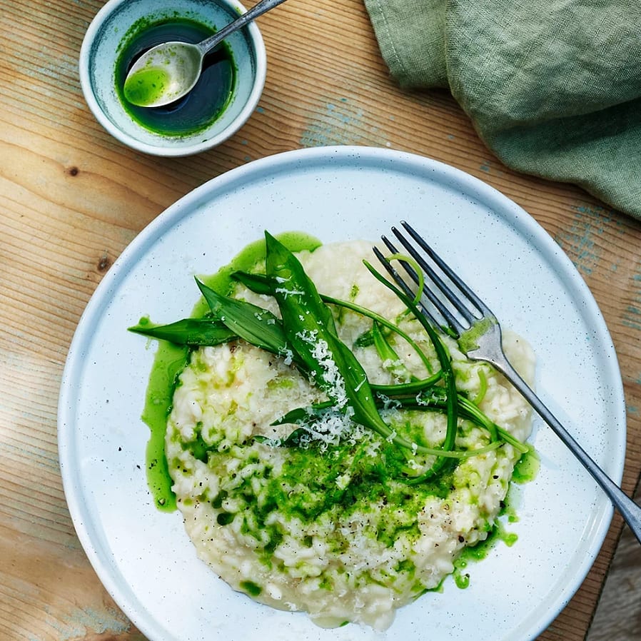 Risotto med ramslöksolja